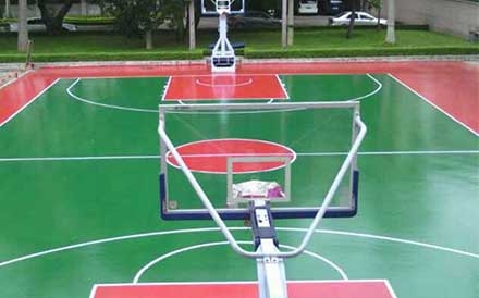 篮球塑胶球场